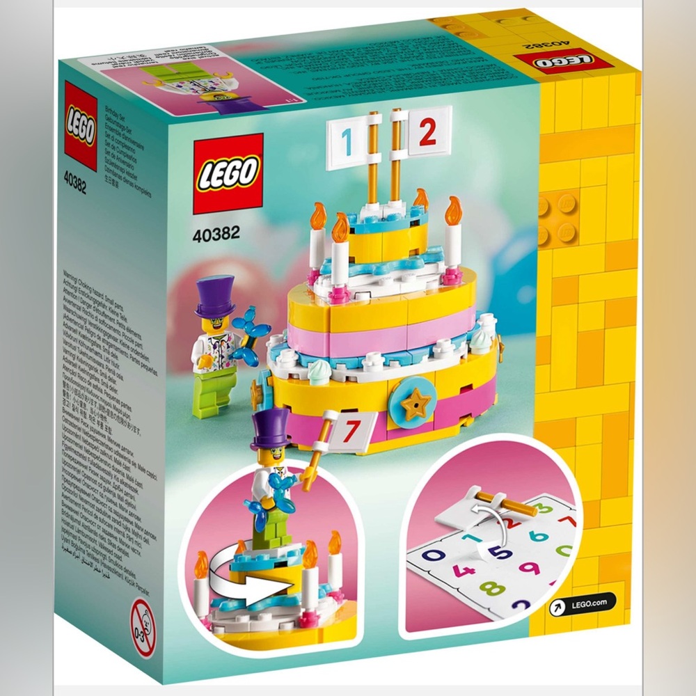 LEGO Iconic Birthday Set (40382) RETIRED, NEW & sealed w/ Minifigure - Picture 4 of 7
